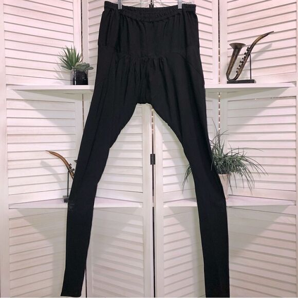 Belly Dancer Sari Gypsy Costume Black Pants Medium - Picture 4 of 4